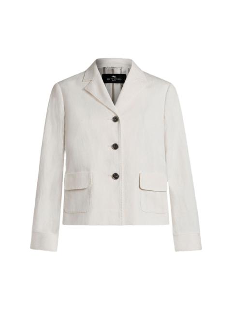 Etro slub-texture double-breasted blazer | REVERSIBLE
