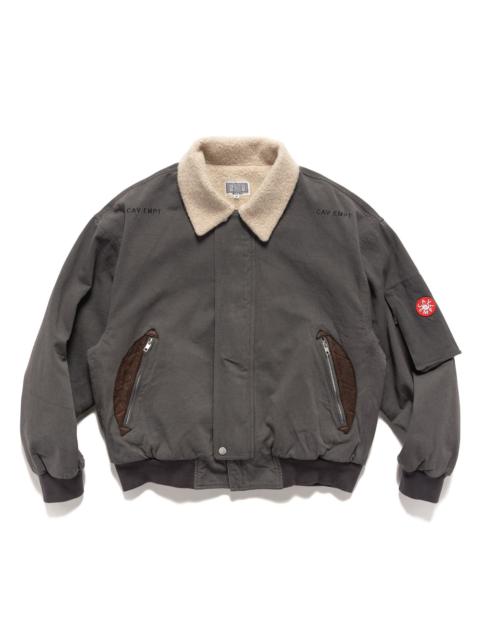Cav Empt Wool Boa Inner Zip Jacket Charcoal | slamjam