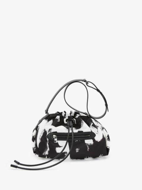 Alexander McQueen Mcqueen Graffiti The Ball Bundle in Black/white
