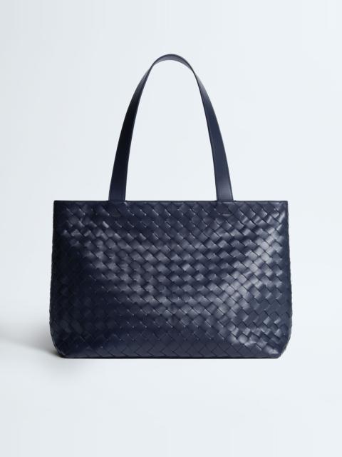 Bottega Veneta Small Intrecciato Zipped Tote