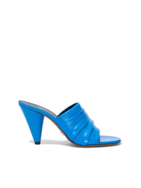 Proenza Schouler 85mm gathered-detail leather sandals