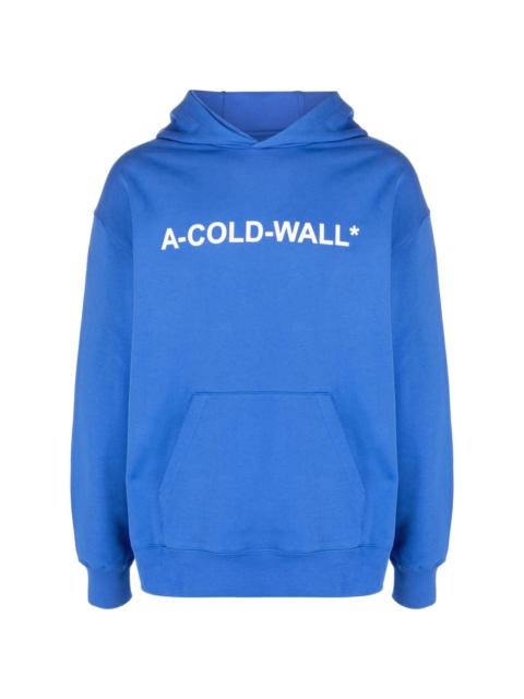 Essentials logo-print cotton hoodie