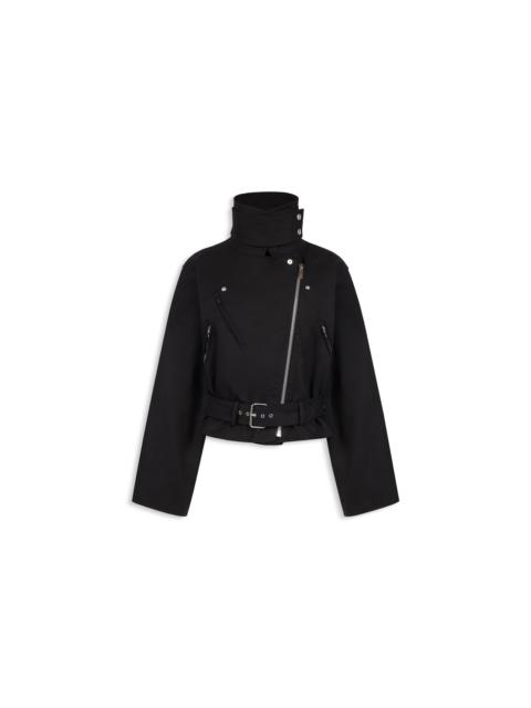 Alaïa LAYERED COTTON BIKER JACKET