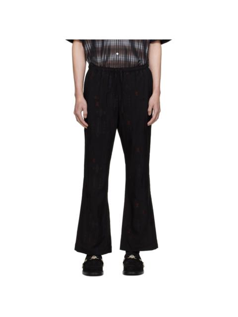 Black String Easy Trousers