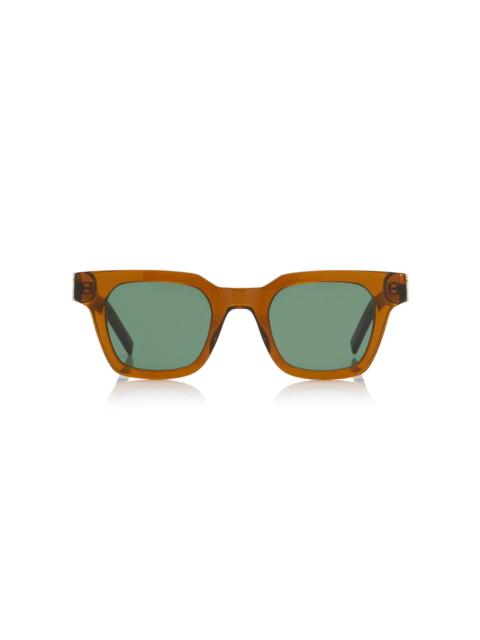 SAINT LAURENT Square-Frame Acetate Sunglasses brown