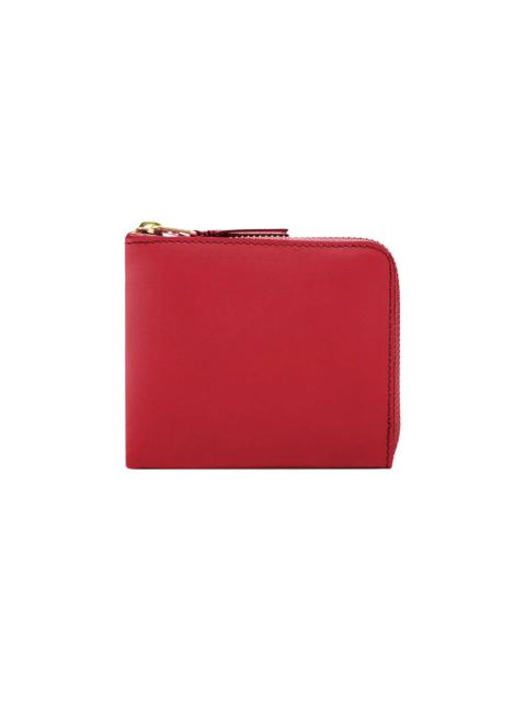 Comme des Garçons Wallet Classic Leather Line L-Zipper Wallet 'Red'