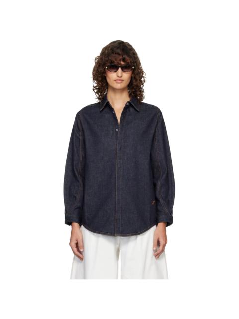 JACQUEMUS Navy 'The Amelo de-Nîmes denim' Shirt