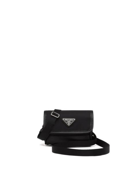 Prada Re-Nylon and Saffiano leather mini pouch