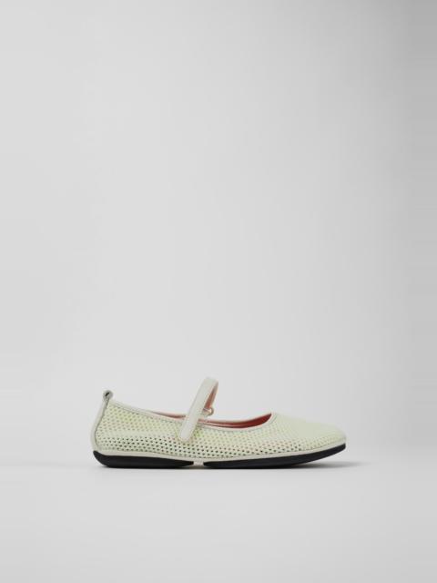 CAMPERLAB Multicolor TENCEL Lyocell Leather Moccasins for Women.