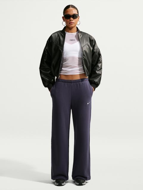 Nike Nike Studio Fleece Medium Weight Women's Mid-Rise Wide-Leg Pants