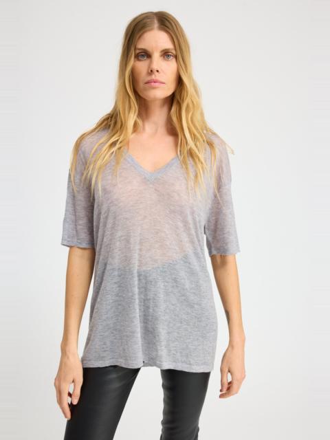 SPRWMN TISSUE V NECK TEE