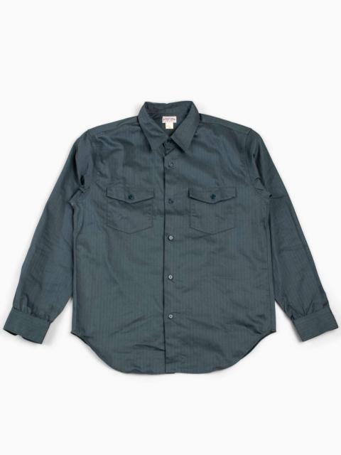 The Real McCoys MS20010 8HU HBT Workshirt L/S Forest