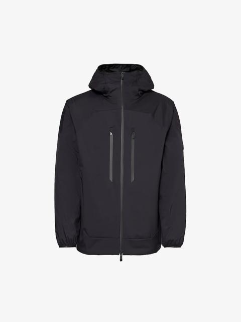 Oriol brand-patch shell-down jacket