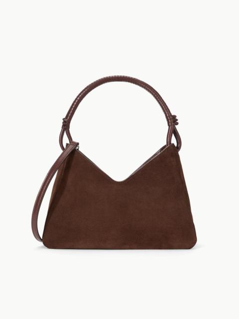 STAUD VALERIE SHOULDER BAG MAHOGANY