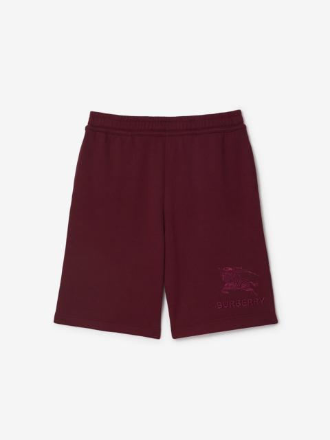 Burberry EKD Motif Cotton Shorts