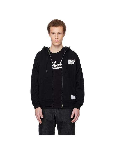 NEIGHBORHOOD Black Classic Sweat Zip Hoodie