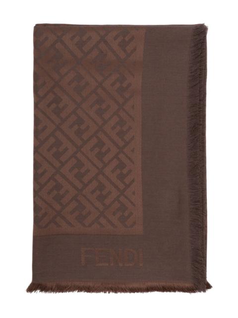 FENDI Fendi FF-monogram Silk Scarf
