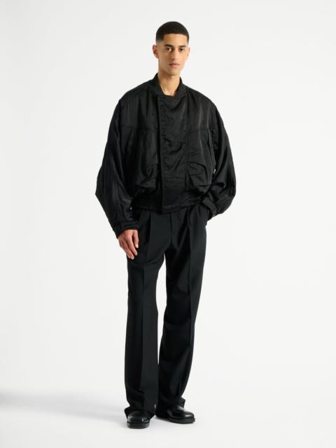 Balmain Balmain bomber jacket in textured nylon