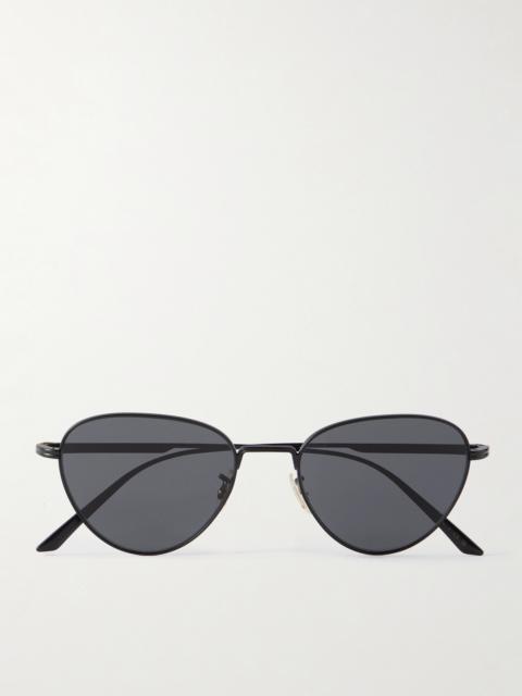 Oliver Peoples + Khaite 1991c D-frame Metal Sunglasses