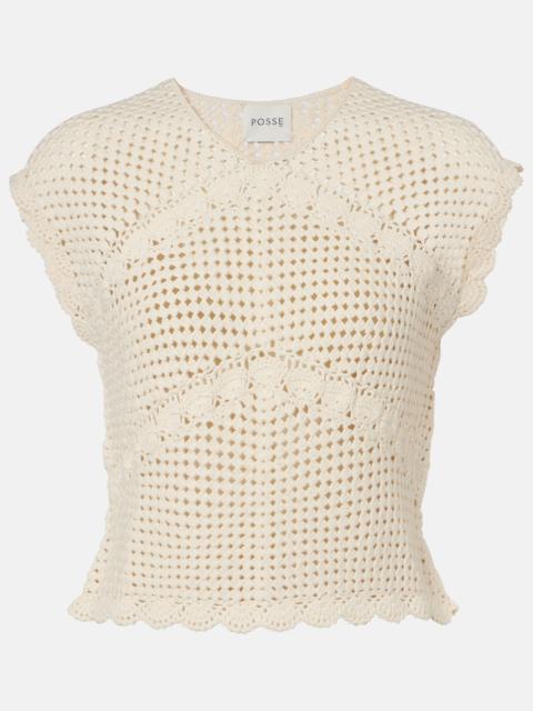 POSSE Dylan crochet top