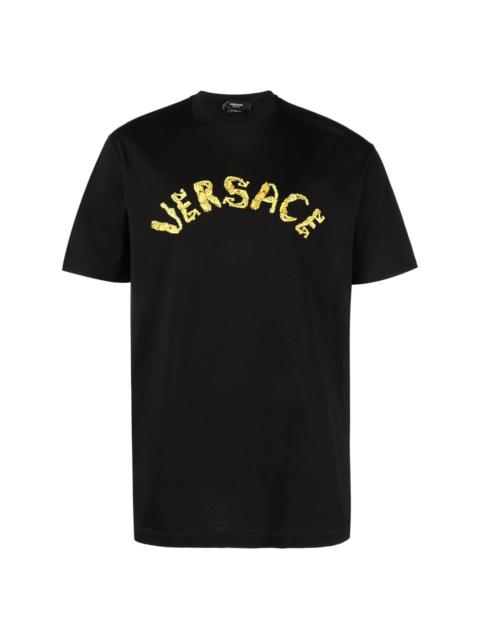VERSACE Seashell Baroque-logo T-Shirt