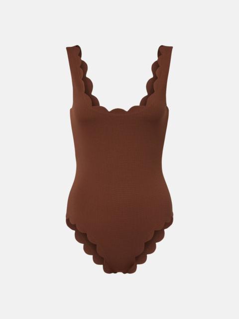 MARYSIA Palm Springs scalloped swimsuit