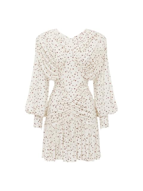 ALÉMAIS Etta Ruched Mini Dress