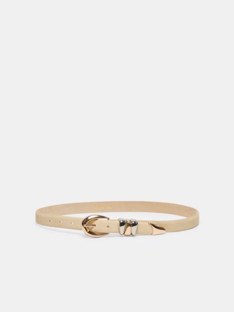 dolce vita MIXED METAL BUCKLE BELT SAND