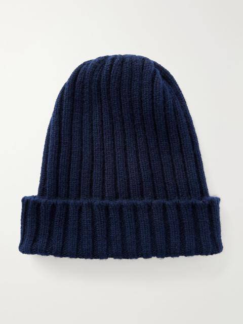 THOM SWEENEY Ribbed Cashmere Beanie