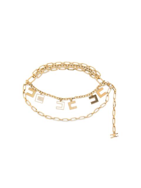ELISABETTA FRANCHI Welded chain-link belt
