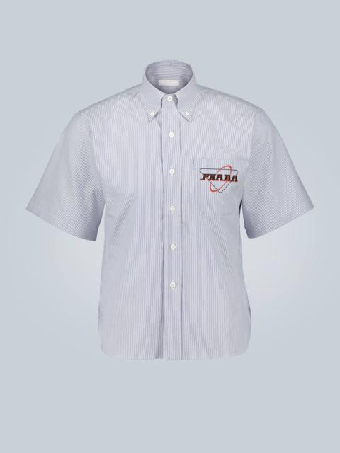 Prada Striped print shirt with logo