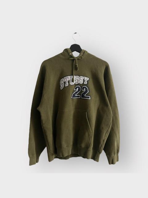 Other Designers Other STEAL! 2000s Stussy 22 Olive Hoodie