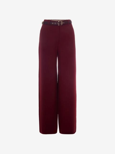 Max Mara belted wide-leg trousers