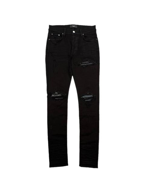 AMIRI MX1 bandana-patch "Black" jeans