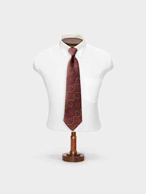 RRL by Ralph Lauren Handmade Paisley Silk Faille Tie