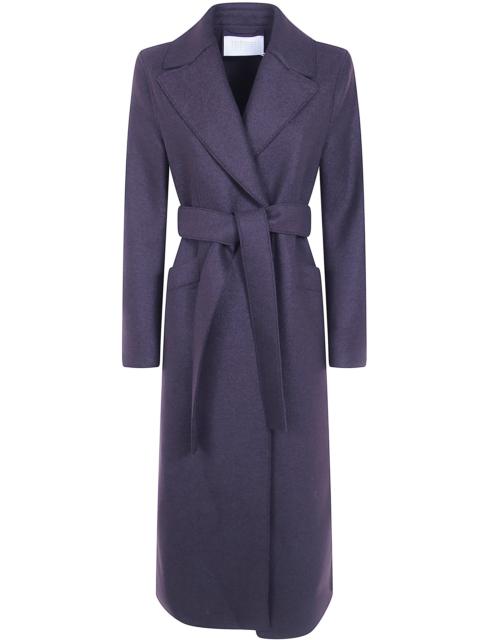 Harris Wharf London Coat Long Maxi "Aa1192mlk 535 Bordeaux"