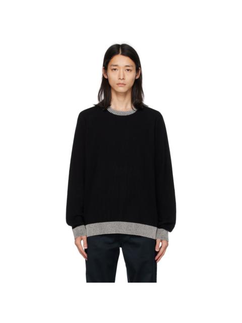 Wood Wood Black Larcombe Sweater