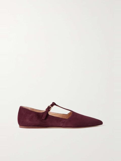 GABRIELA HEARST Lola suede point-toe flats