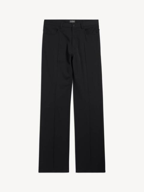 BALENCIAGA Men's Straight Fit Tailored Pants in Black