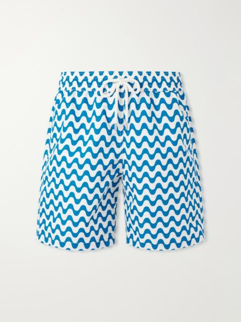 FRESCOBOL CARIOCA Santos Straight-leg Printed Swim Shorts