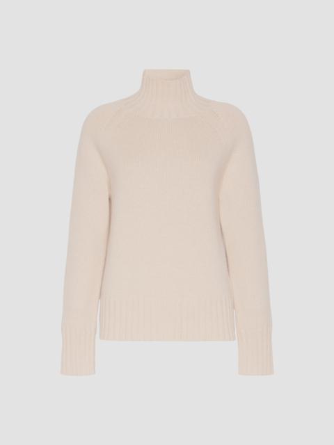 Max Mara Women's Wool and Cashmere Yarn Polo Neck Sweater - Albino
