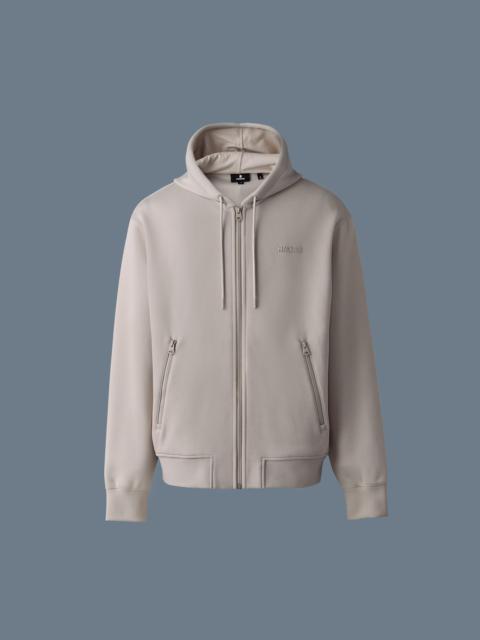 MACKAGE KRYSTOS Double-face Jersey zip-up hoodie