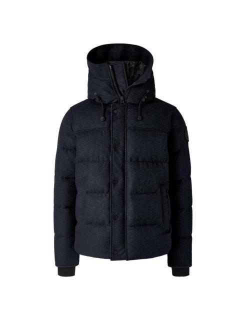 Canada Goose Men's Macmillan Hooded Down Wool Parka - Atlantic Navy