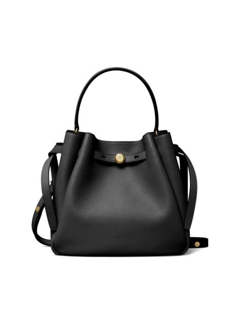 TORY BURCH Romy pebbled bucket bag