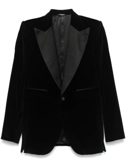 Dolce & Gabbana velvet blazer