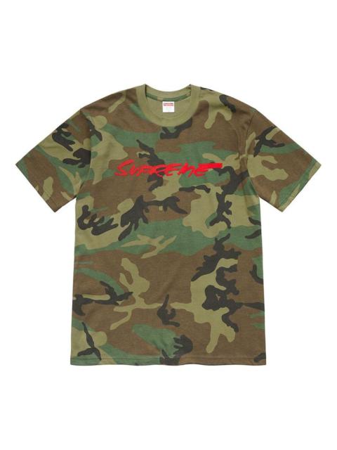 Supreme Supreme FW20 Week 1 Futura Logo Tee 'Black White Blue' SUP-FW20-003