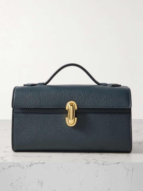 SAVETTE Symmetry Pochette leather tote Navy
