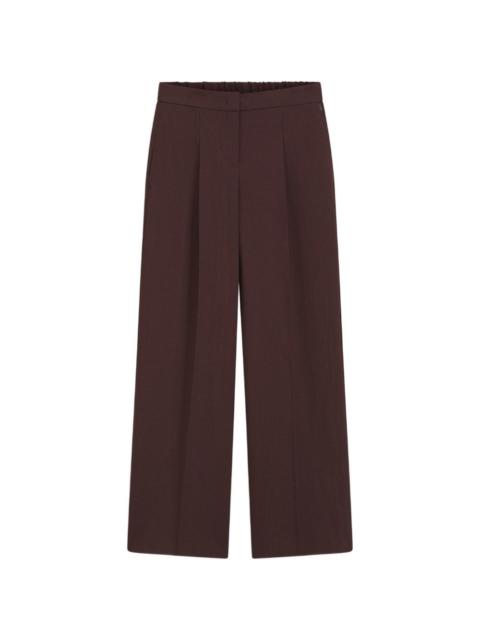 BOSS pleated wide-leg trousers