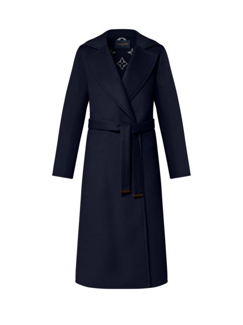 Louis Vuitton Signature Double Face Long Wrap Coat