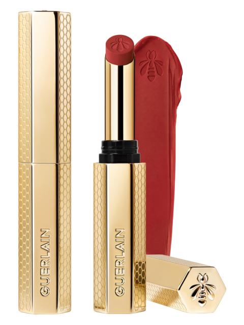 GUERLAIN KissKiss Blur Matte Long-Wearing Lipstick - 599 Red Aster